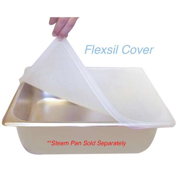 Thunder Group PLFS7140, Silicon Hi-Heat Flat Flexsil Lid, Fits 1/4 Size Pans, NSF