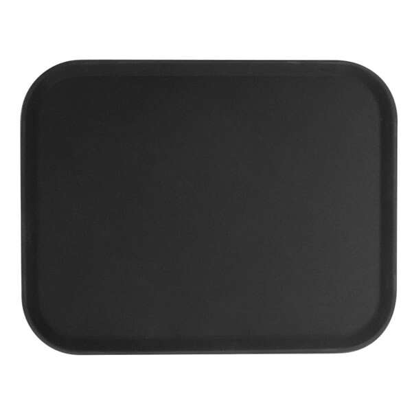 - PLFT1418BK, 14x18-Inch Fiberglass Rectangular Tray, Black