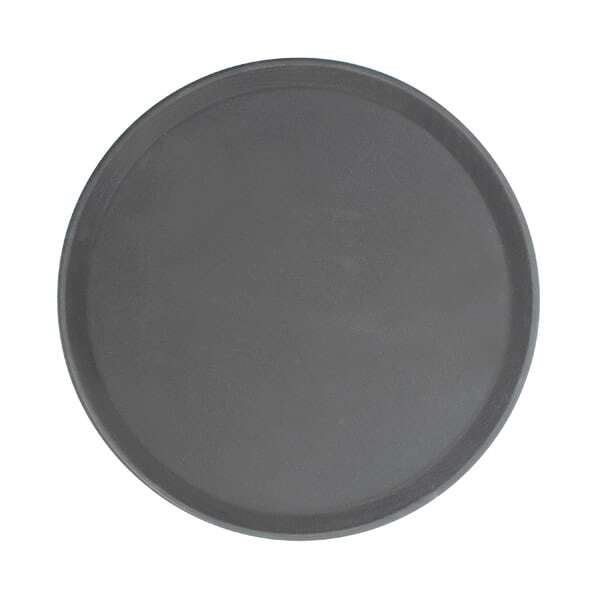 Thunder Group PLFT1600BK, 16-Inch Fiberglass Round Tray, Black