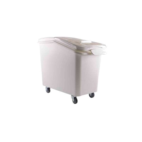 Thunder Group PLIB027C, 16.5x29.5-Inch 27 Gal Polypropylene Ingredient Bin with Casters And Scoop