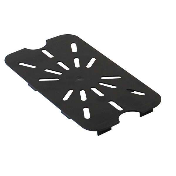 Thunder Group PLPA7140DSBK, Quarter-Size Polycarbonate Drain Shelf, Black