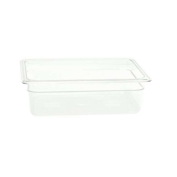Thunder Group PLPA8124, Half Size 4-Inch Deep Polycarbonate Food Pan