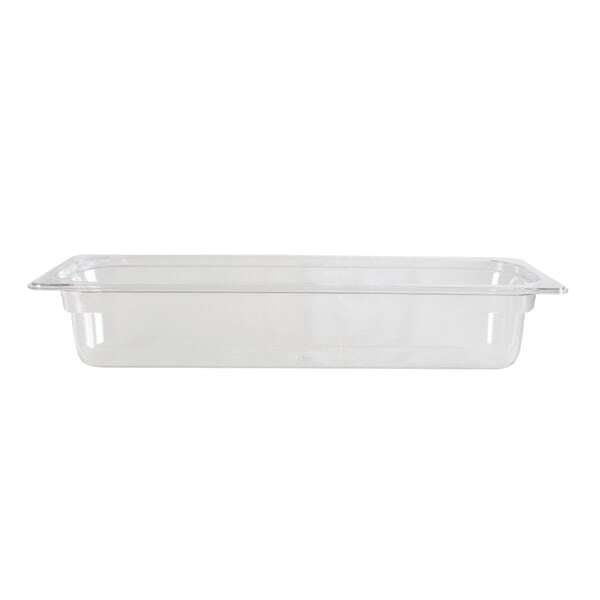 - PLPA8124L, Half Size Long 4-Inch Deep, Polycarbonate Food Pan, Clear