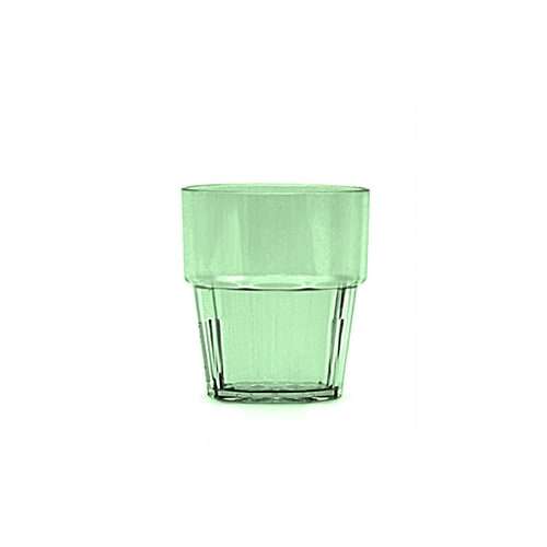 Thunder Group PLPCTB108GR 8 Oz Diamond Polycarbonate Green Rock Glasses, DZ