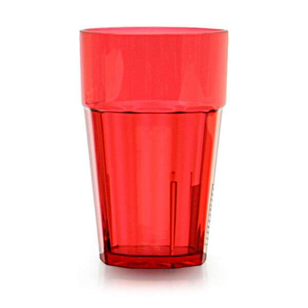 Thunder Group PLPCTB112RD, 12 oz Polycarbonate Diamond Tumbler, Red, 12/CS