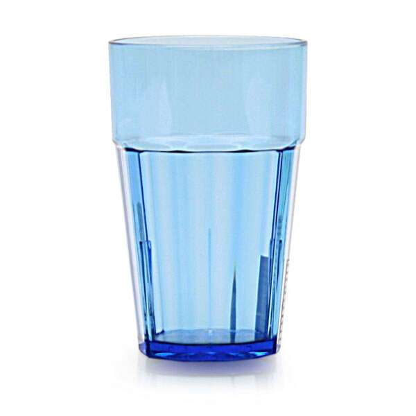 Thunder Group PLPCTB114BL, 14 oz Polycarbonate Diamond Tumbler, Blue, 12/CS