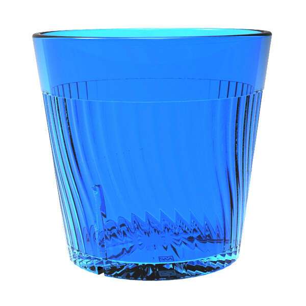 Thunder Group PLPCTB308BL, 8 oz Polycarbonate Belize Tumbler, Blue, 12/CS