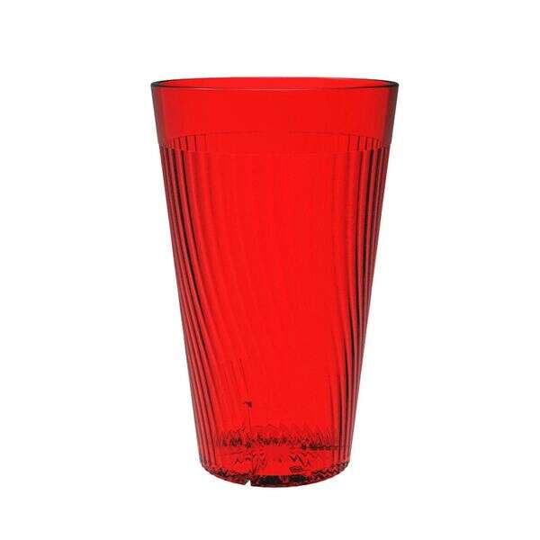 Thunder Group PLPCTB310RD, 10 oz Polycarbonate Belize Tumbler, Red, 12/CS