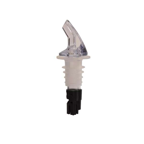 Thunder Group PLPR063M, 0.6 Oz Plastic Black Measured Liquor Pourer Without Collar, DZ