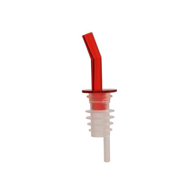 Thunder Group PLPR800RD, Plastic Red Flow Liquor Pourer Without Collar, DZ