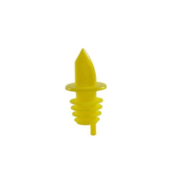 Thunder Group PLPR900YW, Plastic Yellow Free Flow Liquor Pourer, DZ