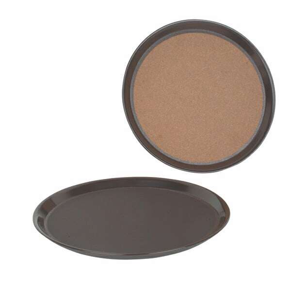 Thunder Group PLRT012, 12-Inch Fiberglass Round Slip Resistant Serving Tray
