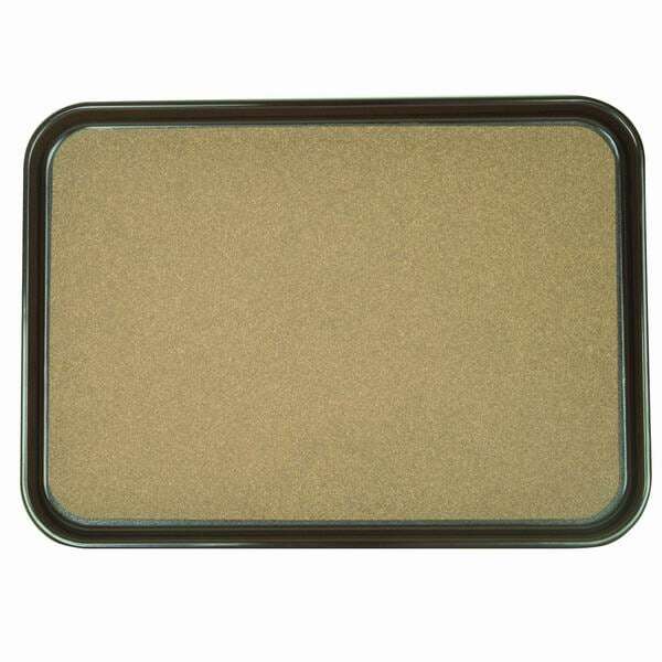 Thunder Group PLRT1612CK, 16x12-Inch Fiberglass Rectangular Slip Resistant Serving Tray with Cork