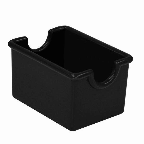 Thunder Group PLSP032BK, Plastic Sugar Packet Holder, Black, 12/CS