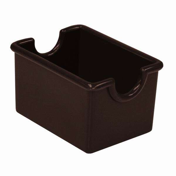 Thunder Group PLSP032CH, Plastic Sugar Packet Holder, Brown, 12/CS
