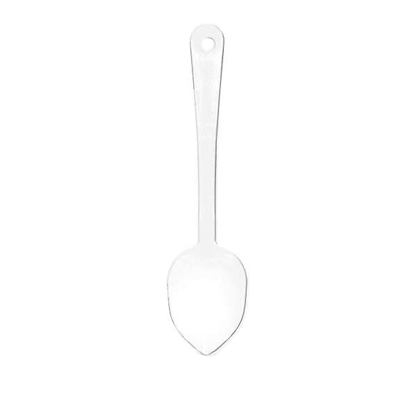 - PLSS111CL, 11-Inch Polycarbonate Solid Serving Spoon, Clear, 12/CS
