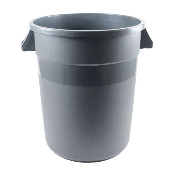 Thunder Group PLTC020G, 20 Gal Plastic Trash Can, Gray