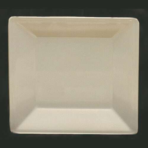 Thunder Group PS3214V 13 1/4 x 1 1/8 Inch Deep Western Passion Pearl Melamine Square Plate, EA