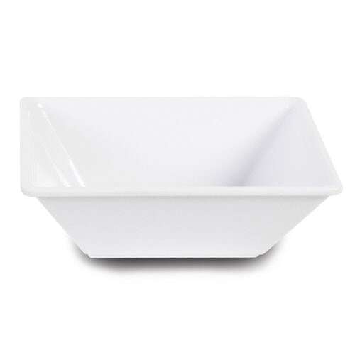 - PS5008W 52 Oz 8 x 2 1/2 Inch Deep Western Passion White Melamine Square Bowl, EA