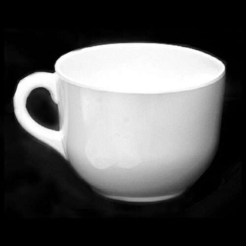 Thunder Group PS9475W 23 Oz 4 3/4 Inch Western Passion White Melamine Mug, EA