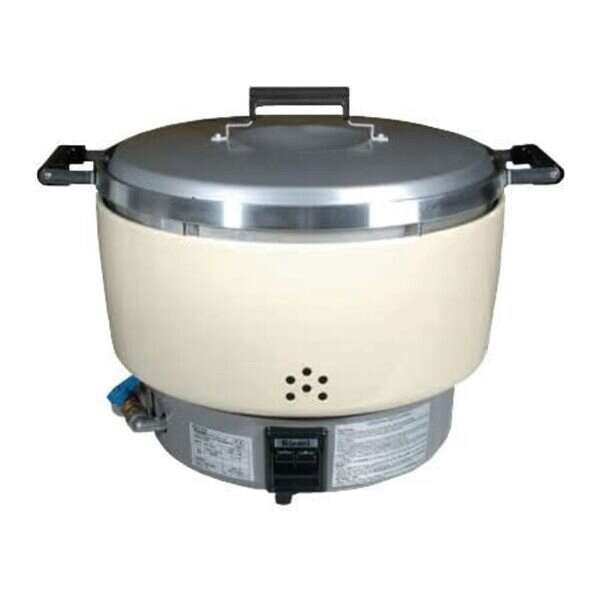 Thunder Group RER55ASN, 23x18.5x17.75-inch, 55 Cups, Rinnai Natural Gas Rice Cooker, 35,000 BTU, EA