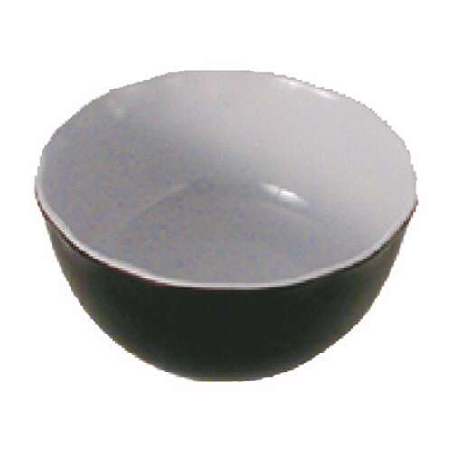 Thunder Group RF5065BW 36 Oz 6 1/2 Inch Western Black Pearl Melamine Two Tone Black All Purpose Bowl, EA