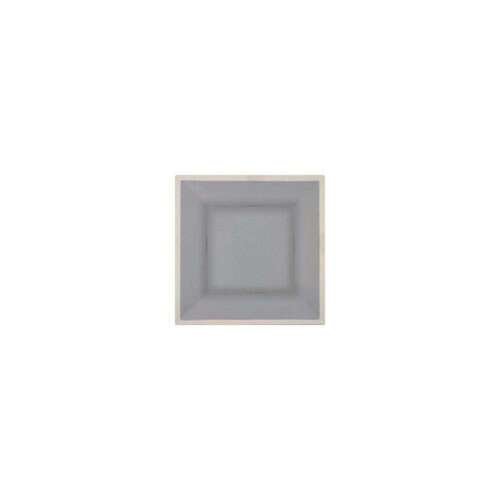 Thunder Group SD3206H 6 Inch Western Graham Gray Melamine Square Plate, EA