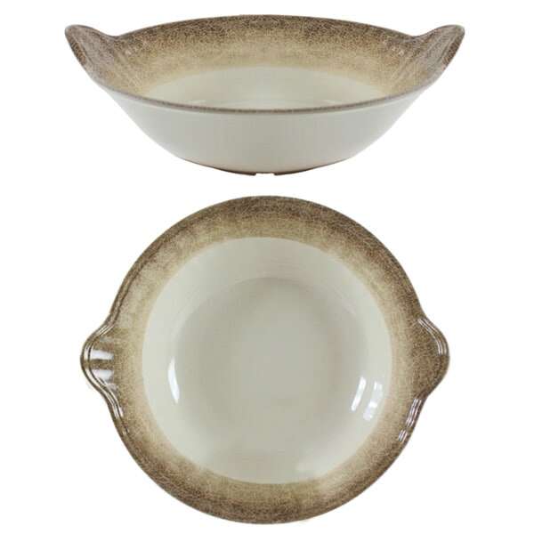 Thunder Group SD5614J 128 Oz (4 Qt) 14 x 3 1/4 Inch Deep Western Jazz Melamine Round Bowl, EA