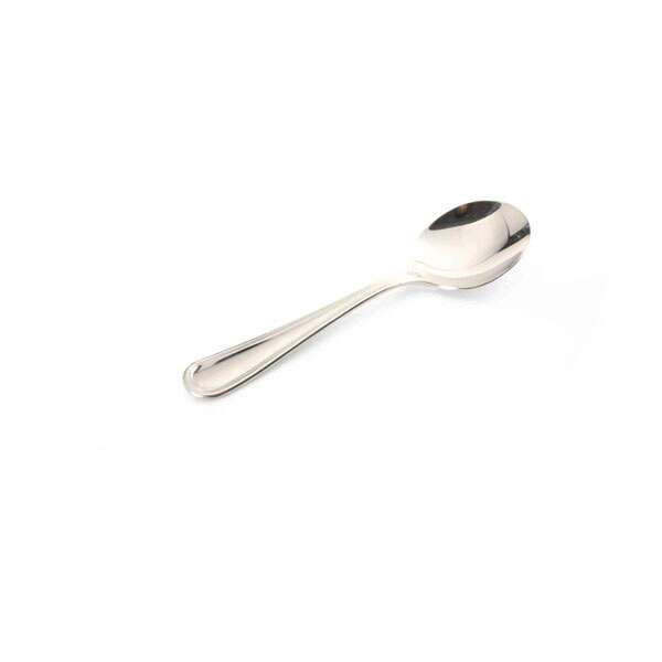 Thunder Group SLAT203, Atlantic Extra Heavyweight Bouillon Spoon, 18/10 Stainless Steel, Satin Finish, 12/Pack