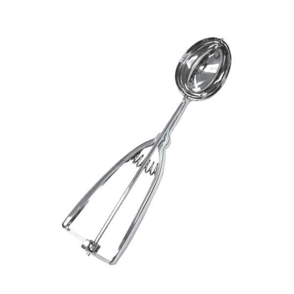 - SLDAOVAL, 1.5-Ounce Stainless Steel Oval Food Disher, Squeeze Handle