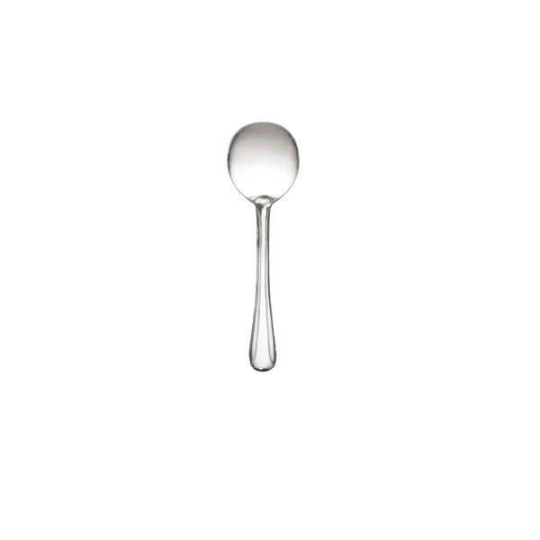 Thunder Group SLDO003, Domilion Medium Weight Bouillon Spoon, 420 Stainless Steel, Mirror Finish, DZ