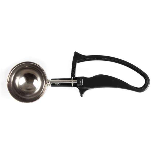 - SLDS230G, 1-Ounce Stainless Steel Ice-Cream Disher, Size 30, Coated Handle, Black
