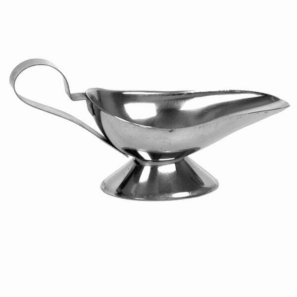 Thunder Group SLGB003, 3-Ounce Stainless Steel Gravy Boat