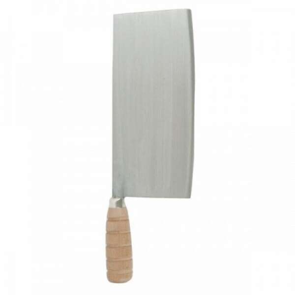 Thunder Group SLKF012, 9x4.5-inch Cast Iron Square Head Wan Woo Knife, EA