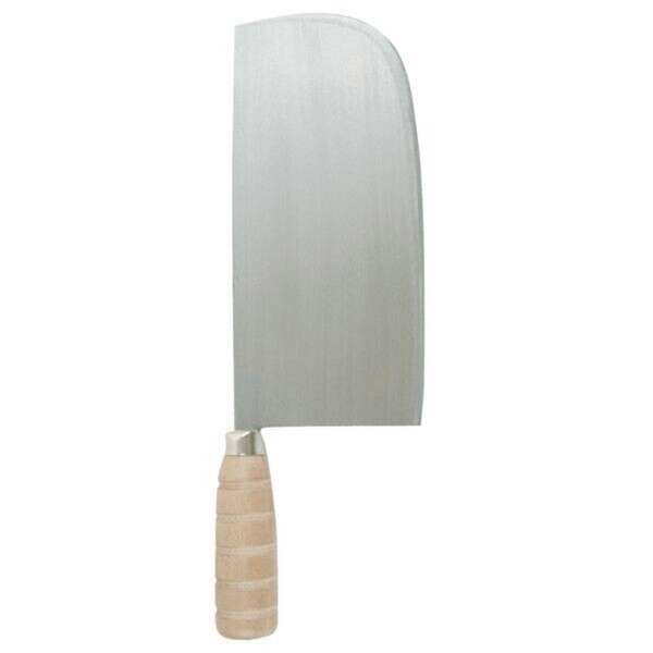 Thunder Group SLKF019, 9x4.5-inch Cast Iron Round Head Wan Woo Knife, EA