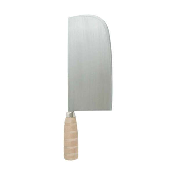 Thunder Group SLKF025, 9x4.25-inch Cast Iron Round Head Shanghai Ping Knife, EA
