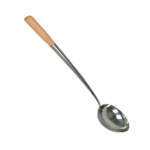 - SLLD310, 8 Oz 4.75x4x1-inch Stainless Steel Ladle with 13.5-inch Handle, EA