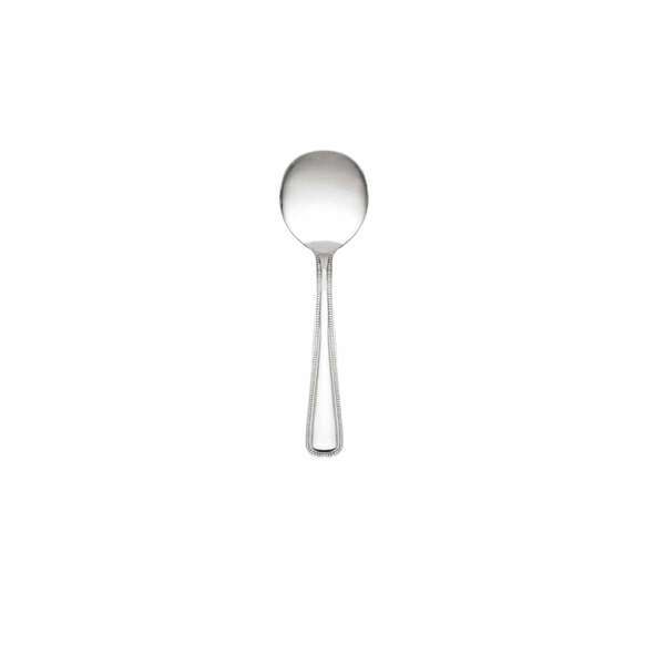 Thunder Group SLNP003, Jewel Medium Weight Bouillon Spoon, 420 Stainless Steel, Mirror Finish, DZ