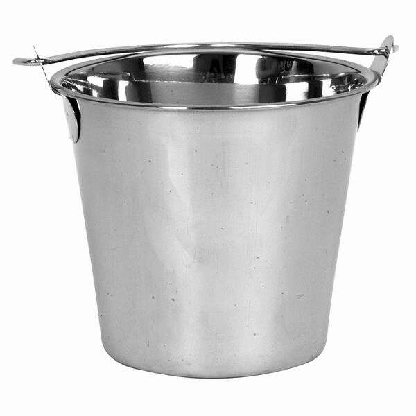 - SLPAL002, 2-Quart Stainless Steel Pail Balti