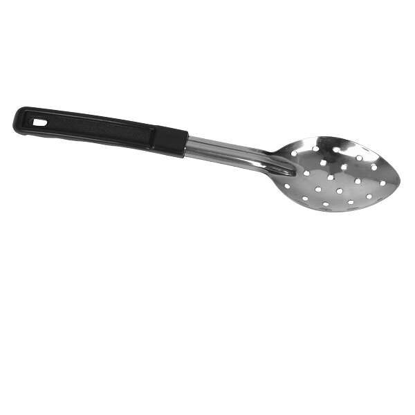 - SLPBA113, 11-Inch Stainless Steel Perforated Basting Spoon with Plastic Handle