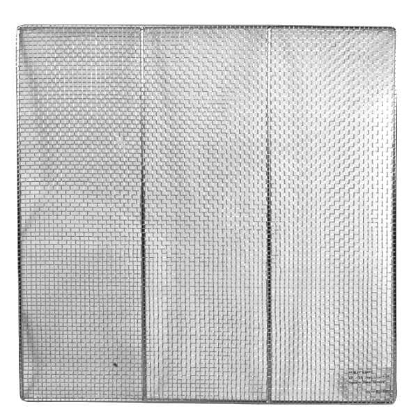 Thunder Group SLRACK0019, 19-Inch Stainless Steel Square Donut Screens