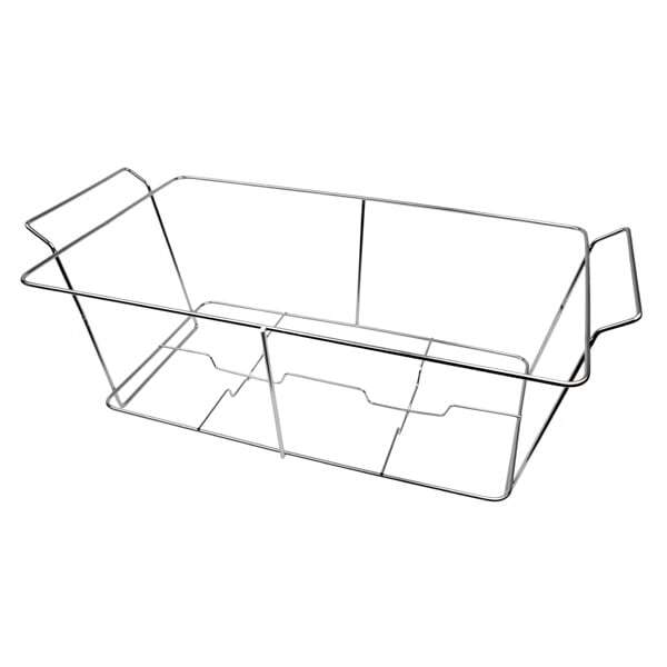 Thunder Group SLRCF511, 22.75x12.25-Inch Stainless Steel Rectangular Chrome Plated Wire Stand