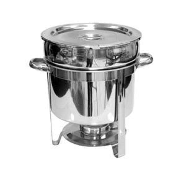 Thunder Group SLRCF8311, 11-Quart Stainless Steel Round Marmite Chafer