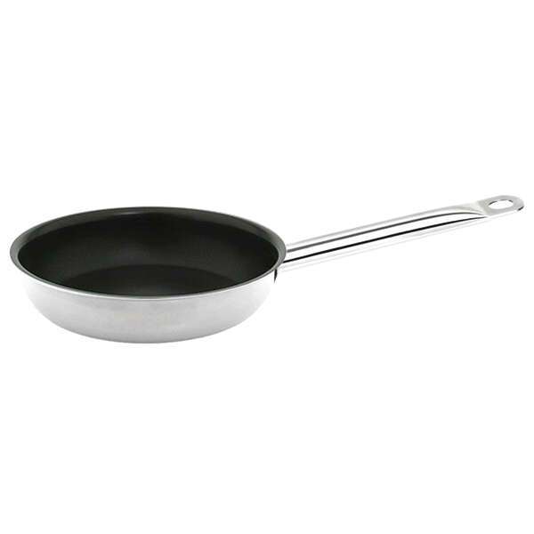 Thunder Group SLSFP4114, 14-Inch 18/0 Stainless Steel Non-Stick Fry Pan
