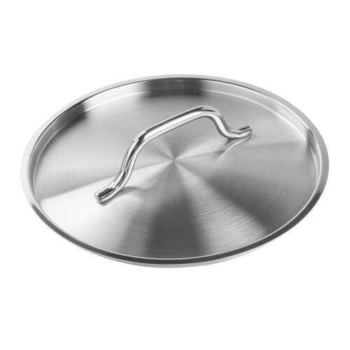 Thunder Group SLSPS4016C, 11 7/8-Inch 18/0 Stainless Steel Stock Pot Cover for SLSPS4016