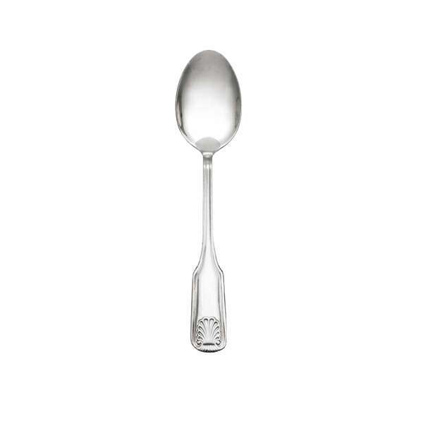 Thunder Group SLSS004, Mirror Finish Sea Shell Dessert Spoon, 18-0 Stainless Steel, DZ