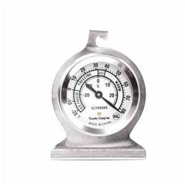 - SLTHD080, Stainless Steel Dial Refrigerator/Freezer Thermometer