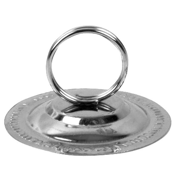 Thunder Group SLTWMH004, 4-Inch Stainless Steel Ring Menu Holder