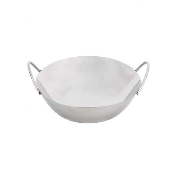 - SLWK008, 8-inch Stainless Steel Wok with Dual side Handles, EA