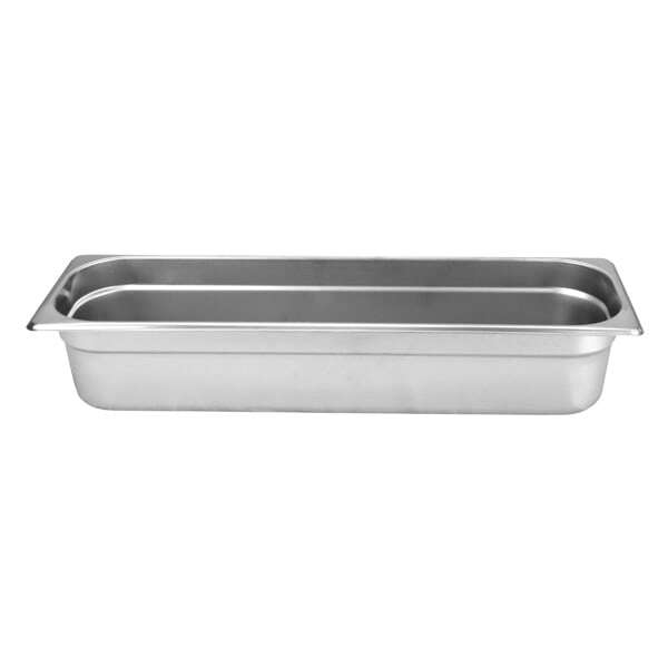 Thunder Group STPA8124L, Half Size Stainless Steel Long 4-Inch Deep 24 Gauge Anti Jam Pans (Discontinued)